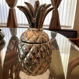 Pineapple, candle holder in great shape.
